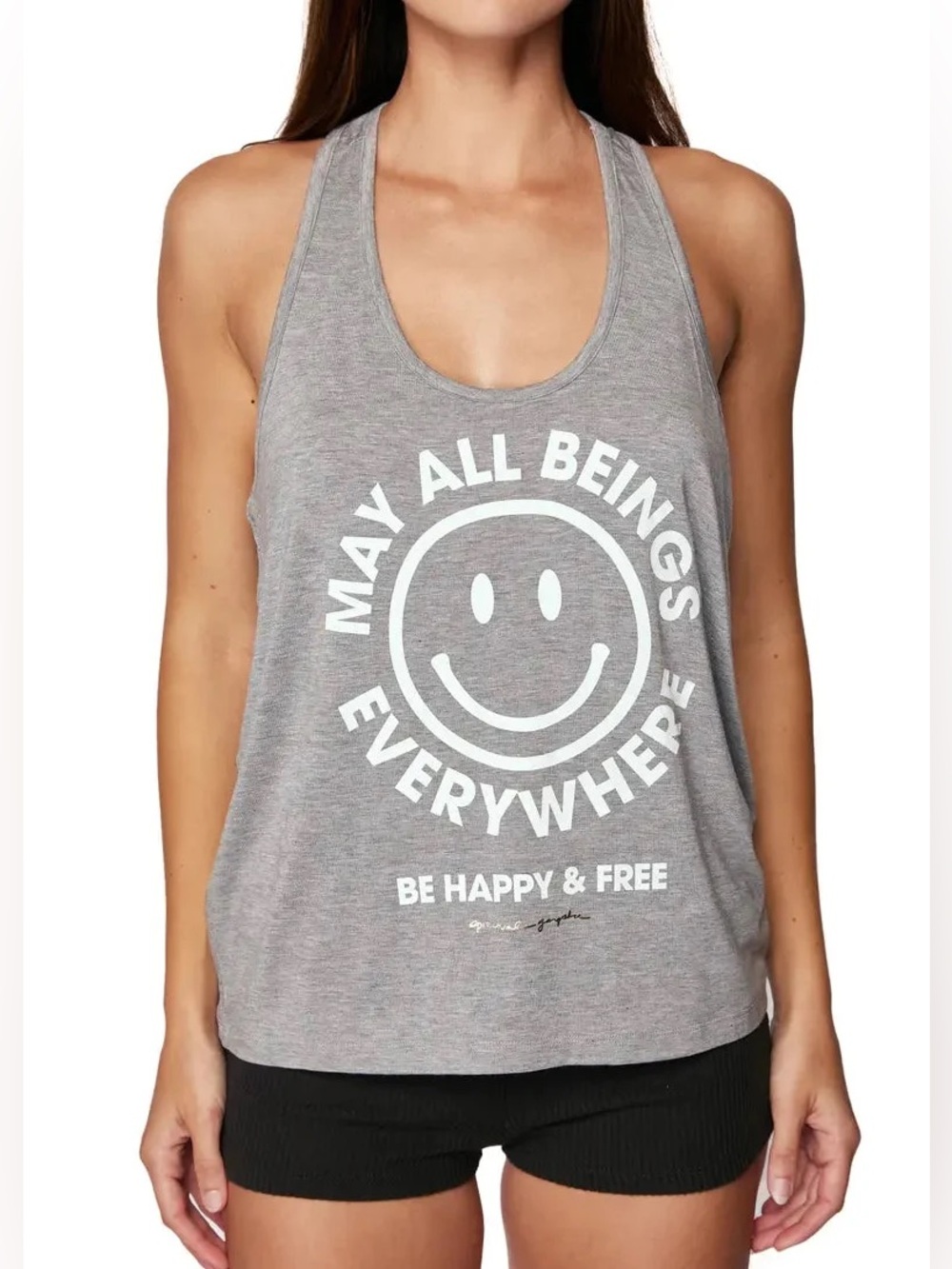 Spiritual Gangster || Happy And Free Boyfriend Tank (M)